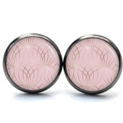 Ohrstecker, Ohrhänger, Clipse & Druckknopf – Motiv Vintage rose gold – Schmuck aus Edelstahl Ohrstecker, Ohrhänger, Clipse & Druckknopf – Motiv Vintage rose gold – Schmuck aus Edelstahl