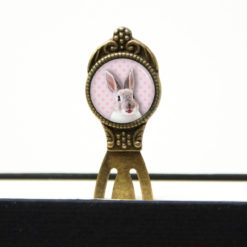 Verspielte Lesezeichen Klammer Punkte Hase Osterhase Ostergeschenk rosa Verspielte Lesezeichen Klammer Punkte Hase Osterhase Ostergeschenk rosa