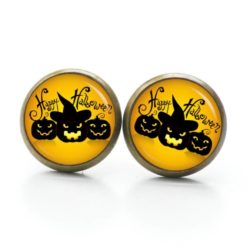 Druckknopf Ohrstecker Ohrhänger Clipse Happy Halloween Druckknopf Ohrstecker Ohrhänger Clipse Happy Halloween