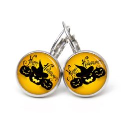 Druckknopf Ohrstecker Ohrhänger Clipse Happy Halloween Druckknopf Ohrstecker Ohrhänger Clipse Happy Halloween