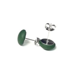 Tannengrüne matte Polaris Ohrstecker / Ohrhänger / Ohrclips Tannengrüne matte Polaris Ohrstecker / Ohrhänger / Ohrclips