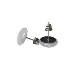 Weiß graue Polaris Ohrstecker / Ohrhänger / Ohrclips Weiß graue Polaris Ohrstecker / Ohrhänger / Ohrclips