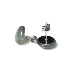 Graue Polaris Ohrstecker / Ohrhänger / Ohrclips Graue Polaris Ohrstecker / Ohrhänger / Ohrclips