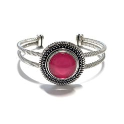 Eleganter verspielter Druckknopf Armreifen für 16mm Druckknöpfe Eleganter Druckknopf Armreifen für 16mm Druckknöpfe