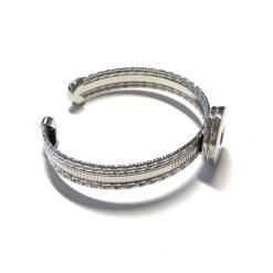 Eleganter Druckknopf Armreifen für 16mm Druckknöpfe