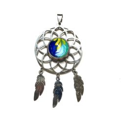 Großer Traumfänger Druckknopf Anhänger für 16mm Druckknopf Großer Traumfänger Druckknopf Anhänger für 16mm Druckknopf