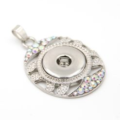 Eleganter Druckknopf Anhänger mit Strass für 16mm Druckknopf Eleganter Druckknopf Anhänger mit Strass für 16mm Druckknopf
