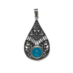 Orientalischer Anhänger mit Verzierungen für 10mm Druckknopf Orientalischer Anhänger mit Verzierungen für 10mm Druckknopf