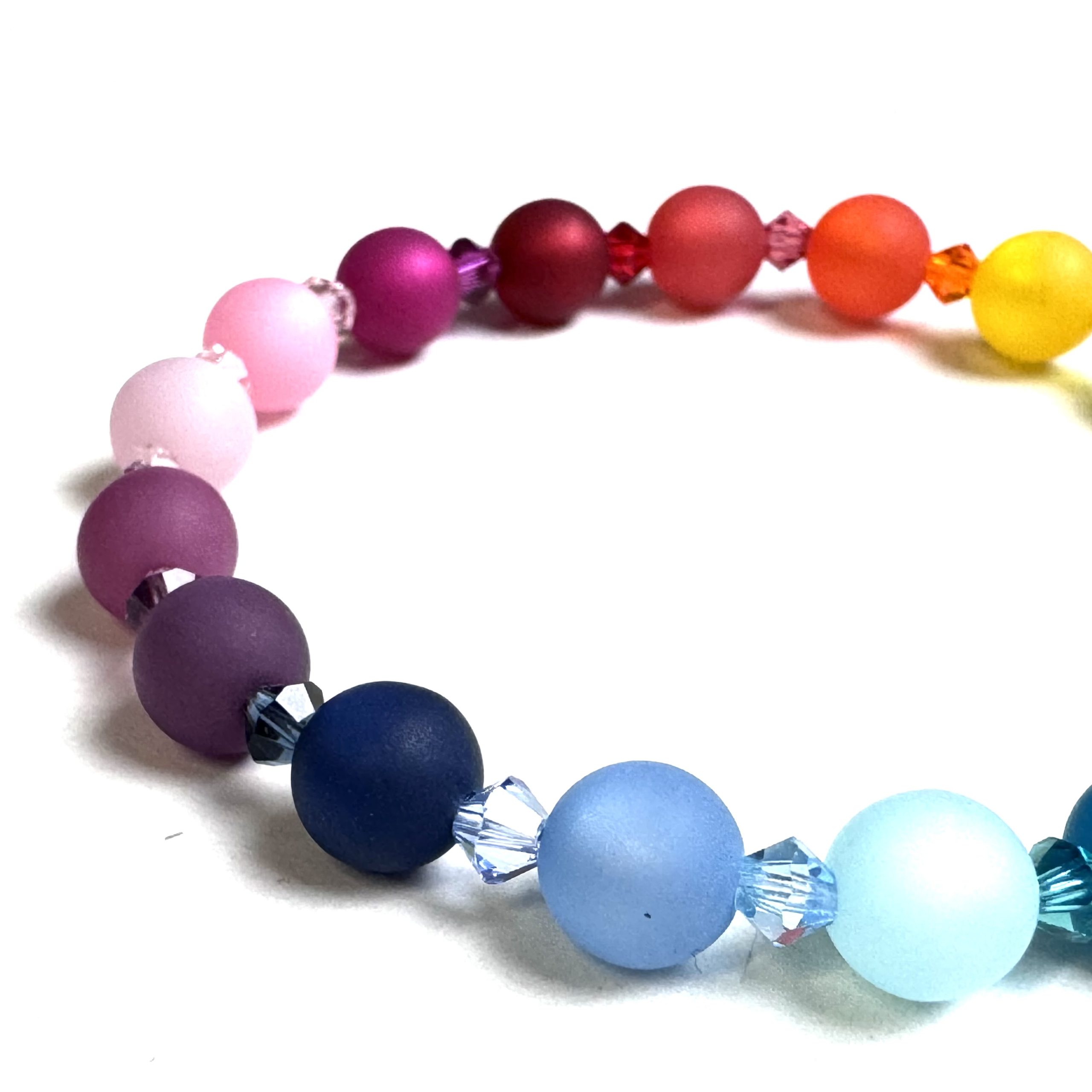 Polaris Regenbogen Armband – LGBTGIA+ – stabiles Gummiband – Handmade Polaris Regenbogen Armband - LGBTGIA+ – stabiles Gummiband - Handmade