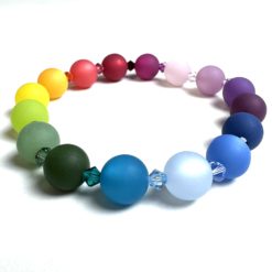 Polaris Regenbogen Armband – LGBTGIA+ – stabiles Gummiband – Handmade Polaris Regenbogen Armband - LGBTGIA+ – stabiles Gummiband - Handmade