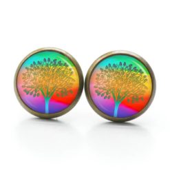 Ohrstecker, Ohrhänger, Clipse & Druckknopf – Motiv Regenbogen Lebensbaum – Schmuck aus Edelstahl Ohrstecker, Ohrhänger, Clipse & Druckknopf - Motiv Regenbogen Lebensbaum - Schmuck aus Edelstahl