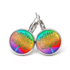Ohrstecker, Ohrhänger, Clipse & Druckknopf – Motiv Regenbogen Lebensbaum – Schmuck aus Edelstahl Ohrstecker, Ohrhänger, Clipse & Druckknopf - Motiv Regenbogen Lebensbaum - Schmuck aus Edelstahl
