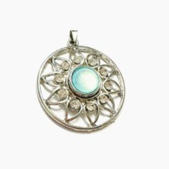 Druckknopf Anhänger rund Blume mit Strasssteinen für 10mm Druckknopf Druckknopf Anhänger rund Blume mit Strasssteinen für 10mm Druckknopf