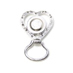 Druckknopf Brillenhalter Herz für 16mm Druckknöpfe Druckknopf Brillenhalter Herz für 16mm Druckknöpfe