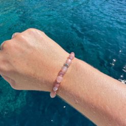 Perlen Armband Altrose Polaris – stabiles Gummiband – Handmade Perlen Armband Altrose Polaris – stabiles Gummiband - Handmade