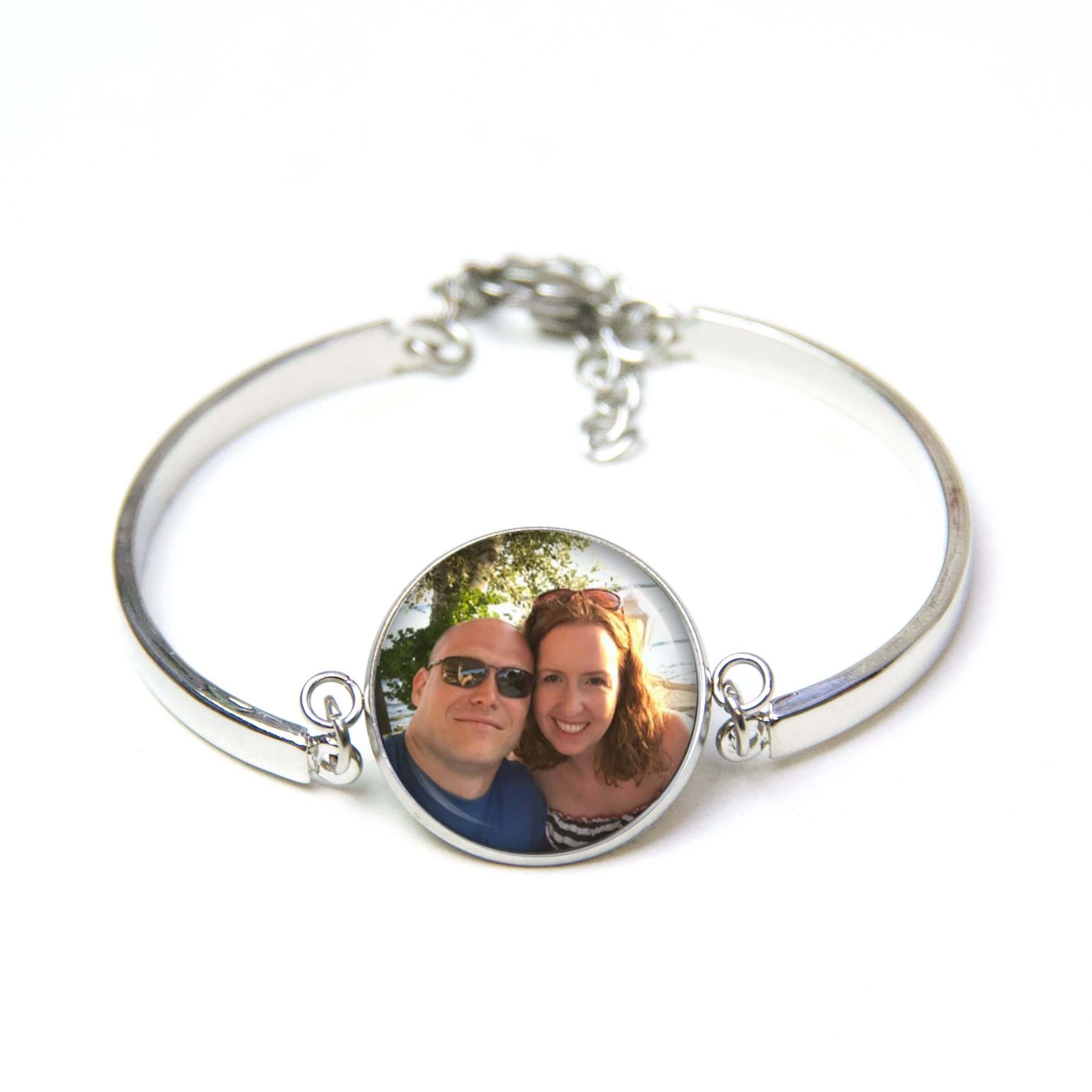 Edelstahl Armband mit deinem Foto personalisiert – 20mm Edelstahl Armband mit deinem Foto personalisiert - 20mm
