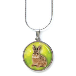 Osterhase Ohrringe aus Edelstahl – Ohrstecker, Ohrhänger, Clipse oder Druckknopf – brauner Hase Ostern