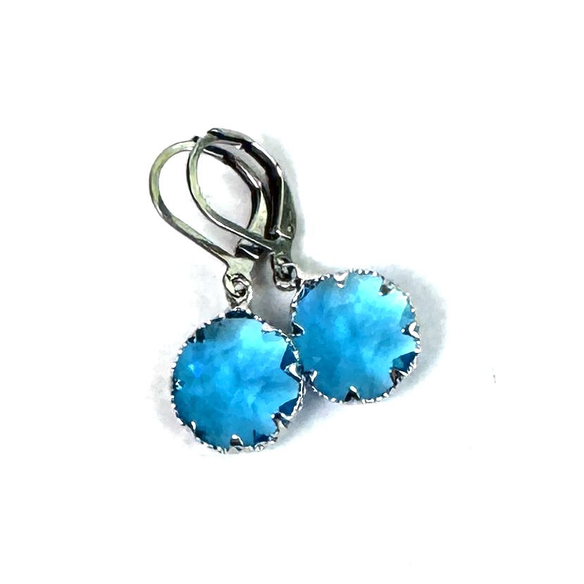 Ohrhänger Gold Blau mit Kristall – Elegante Edelstahl Ohrringe | Handmade Just Trisha | Kleine Auflage Ohrhänger Gold Blau mit Kristall – Elegante Edelstahl Ohrringe | Handmade Just Trisha | Kleine Auflage