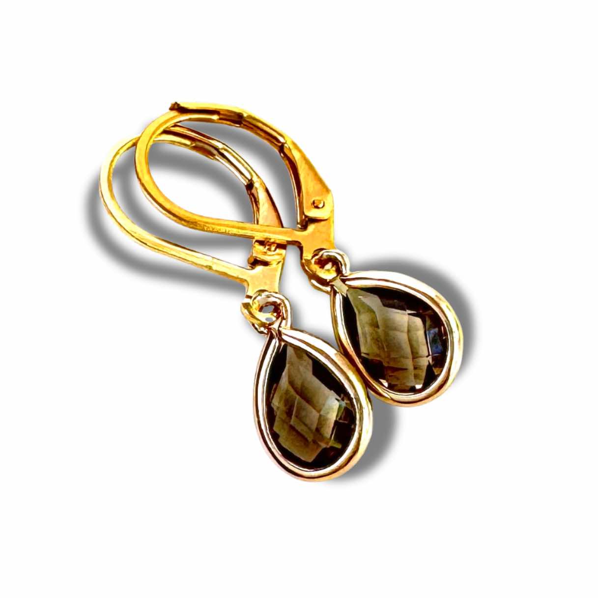 Zarte Ohrhänger Grau Gold – Zarte Edelstahl Ohrringe | Minimalistisch Handmade Just Trisha | Geschenkidee Zarte Ohrhänger Grau Gold – Zarte Edelstahl Ohrringe | Minimalistisch Handmade Just Trisha | Geschenkidee
