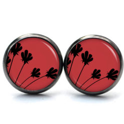 Ohrstecker, Ohrhänger, Clipse & Druckknopf – Motiv Rot Schwarze Tulpen – Schmuck aus Edelstahl (Kopie) Ohrstecker, Ohrhänger, Clipse & Druckknopf - Motiv Rot Schwarze Tulpen - Schmuck aus Edelstahl (Kopie)