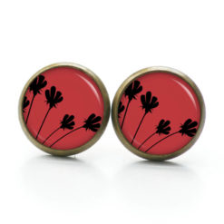 Ohrstecker, Ohrhänger, Clipse & Druckknopf – Motiv Rot Schwarze Tulpen – Schmuck aus Edelstahl (Kopie) Ohrstecker, Ohrhänger, Clipse & Druckknopf - Motiv Rot Schwarze Tulpen - Schmuck aus Edelstahl (Kopie)