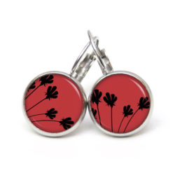 Ohrstecker, Ohrhänger, Clipse & Druckknopf – Motiv Rot Schwarze Tulpen – Schmuck aus Edelstahl (Kopie) Ohrstecker, Ohrhänger, Clipse & Druckknopf - Motiv Rot Schwarze Tulpen - Schmuck aus Edelstahl (Kopie)
