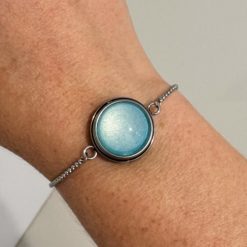 Druckknopf Armband aus Edelstahl für 16 mm Druckknöpfe Druckknopf Armband aus Edelstahl für 16 mm Druckknöpfe