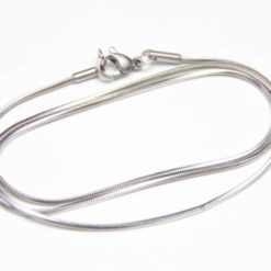 Druckknopf Anhänger Rechteckig mit Strassstein für 16mm Druckknopf