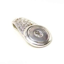 Druckknopf Anhänger mit Strass für 16mm Druckknopf