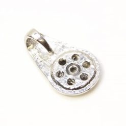 Druckknopf Anhänger mit Strass für 16mm Druckknopf