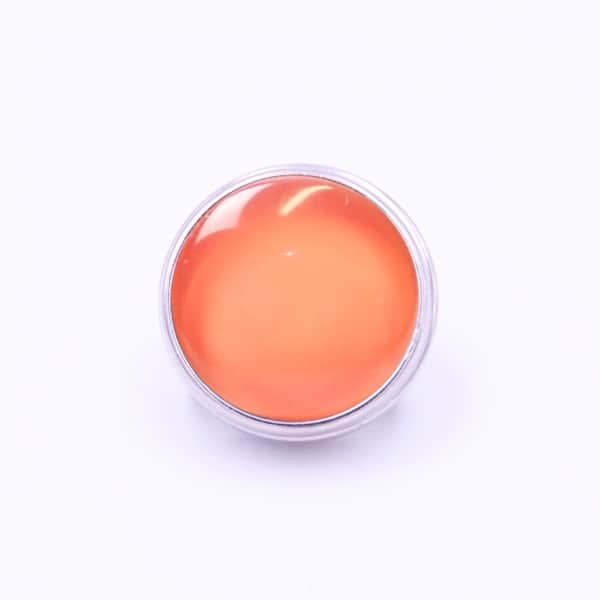 Ohrstecker, Ohrhänger, Clipse & Druckknopf – handbemalt orange – Schmuck aus Edelstahl Druckknopf handbemalt Kürbis orange für Druckknopf Schmuck