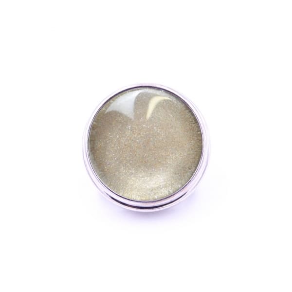 Druckknopf handbemalt gold schimmernd für Druckknopfschmuck Druckknopf handbemalt gold schimmernd für Druckknopfschmuck