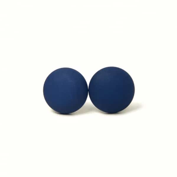 Blau dunkelblau matte Polaris Ohrstecker Ohrhänger Clipse Blau dunkelblau matte Polaris Ohrstecker Ohrhänger Clipse