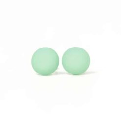 Mint grün matte Polaris Ohrstecker Ohrhänger Ohrclips