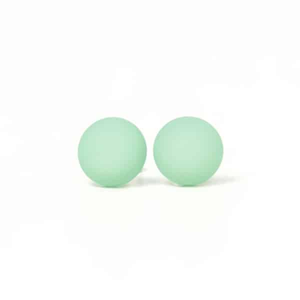 Mint grün matte Polaris Ohrstecker Ohrhänger Ohrclips Mint grün matte Polaris Ohrstecker Ohrhänger Ohrclips