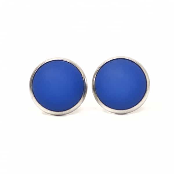 Blau matte Polaris Ohrstecker Ohrhänger Ohrclips Blau matte Polaris Ohrstecker Ohrhänger Ohrclips