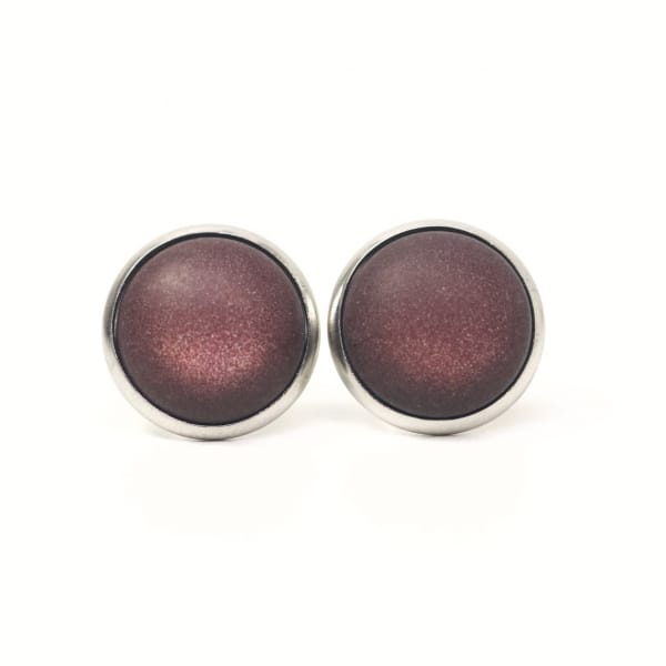 Weinrot matte Polaris Ohrstecker Ohrhänger Ohrclips Weinrot matte Polaris Ohrstecker Ohrhänger Ohrclips