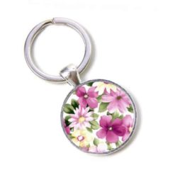 Schlüsselanhänger zarte Blüten