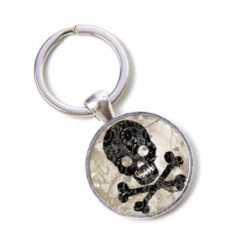Schlüsselanhänger giftiger Totenkopf