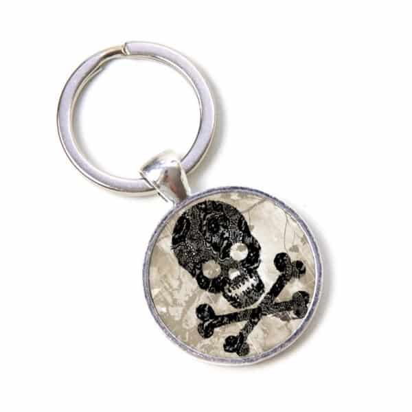 Schlüsselanhänger giftiger Totenkopf Schlüsselanhänger giftiger Totenkopf