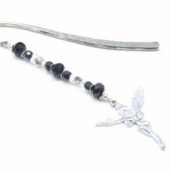 Lesezeichen Tinkerbell in Schwarz - Bücherwurm - Geschenkidee