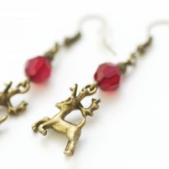 Weihnachtliche Ohrhänger Reindeer
