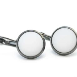 Weiße matte Polaris Ohrstecker / Ohrhänger / Ohrclips Weiße matte Polaris Ohrstecker / Ohrhänger / Ohrclips
