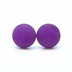 Violett matte Polaris Ohrstecker / Ohrhänger / Ohrclips
