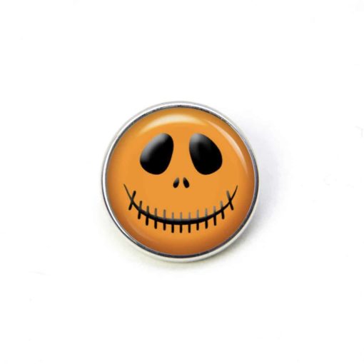 Druckknopf Ohrstecker Ohrhänger lustiges Halloween Gesicht