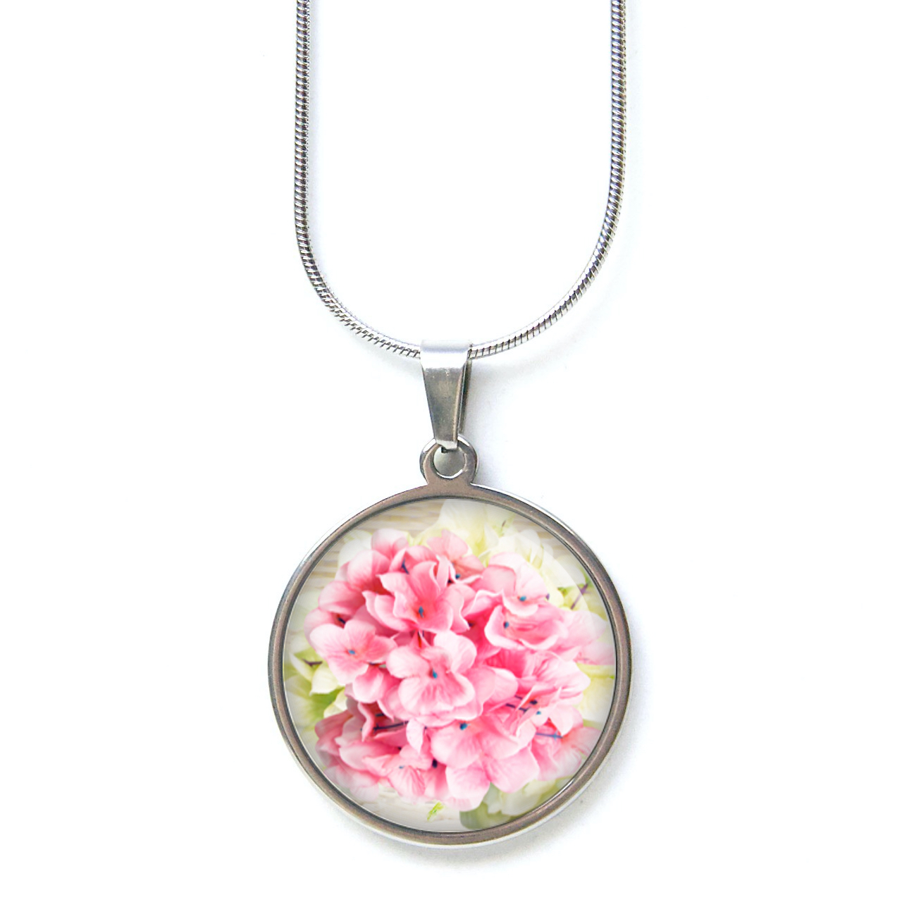 Ohrstecker, Ohrhänger, Clipse & Druckknopf – Motiv rosa Blumenstrauß – Schmuck aus Edelstahl Ohrstecker, Ohrhänger, Clipse & Druckknopf – Motiv rosa Blumenstrauß – Schmuck aus Edelstahl