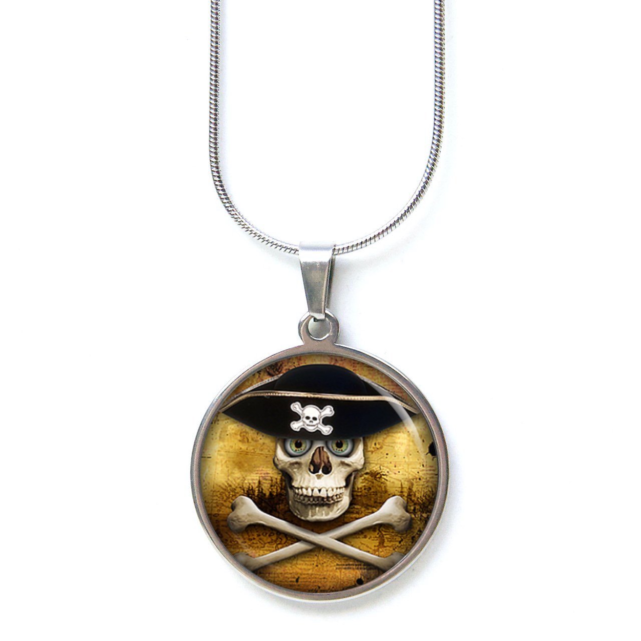 Ohrstecker, Ohrhänger, Clipse & Druckknopf – Motiv Piraten Totenkopf – Schmuck aus Edelstahl Ohrstecker, Ohrhänger, Clipse & Druckknopf – Motiv Piraten Totenkopf – Schmuck aus Edelstahl