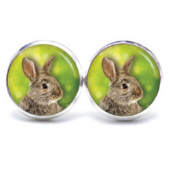 Druckknopf Ohrstecker Ohrhänger Osterhase Ostern Hase