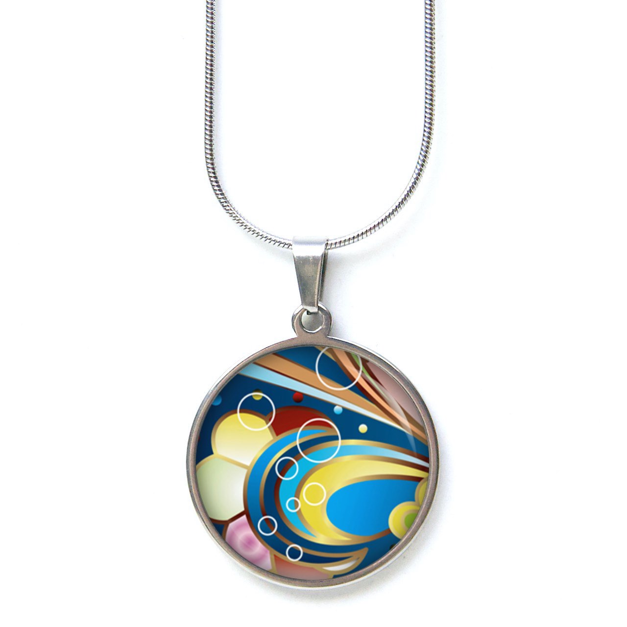 Druckknopf Ohrstecker Ohrhänger mit wildem buntem Muster 70er Jahre Druckknopf Ohrstecker Ohrhänger mit wildem buntem Muster 70er Jahre