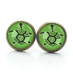 Sie haben hier die Wahl ob sie das Motiv als Druckknopf, Ohrstecker oder Ohrhänger haben möchten. Individualisierbar in Größe und Material.